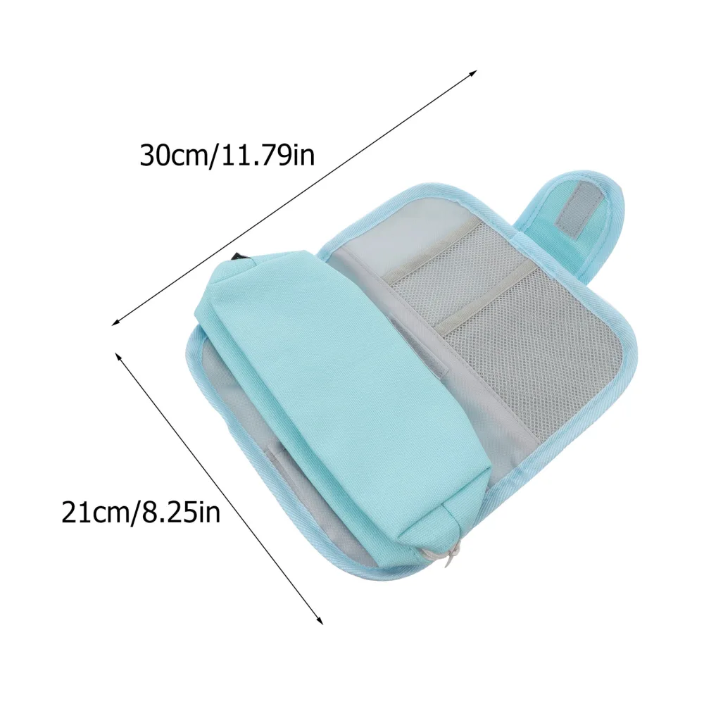 Multi-purpose Pencil Case Large Capacity Students Stationery Case (Sky-blue)