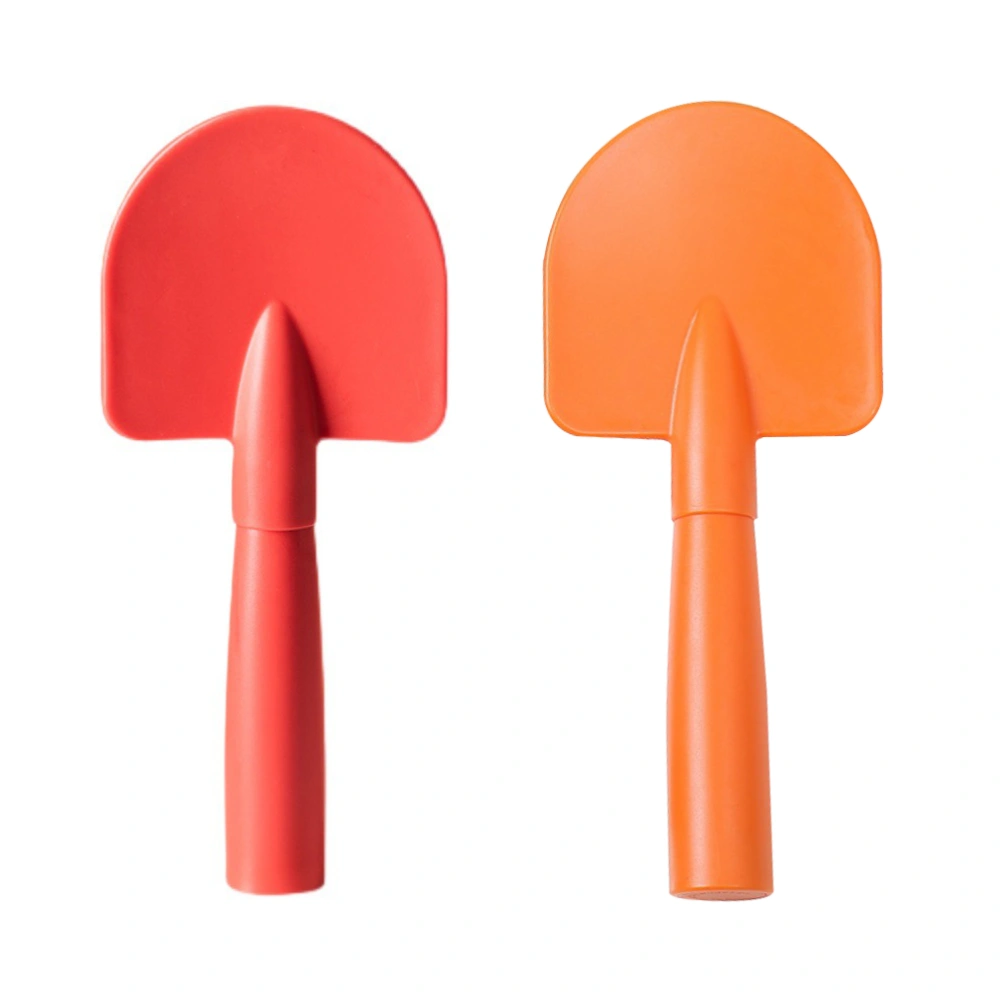 2pcs Spade Shape Rice Scoop Small Rice Spoon Household Plastic Rice Spoon Shovel