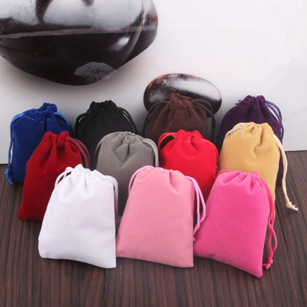 Mini Drawstring Jewelry Wedding Gift Bags Pouch Purse Folding Coin Case MP3 MP4 Pouch (Random Color)