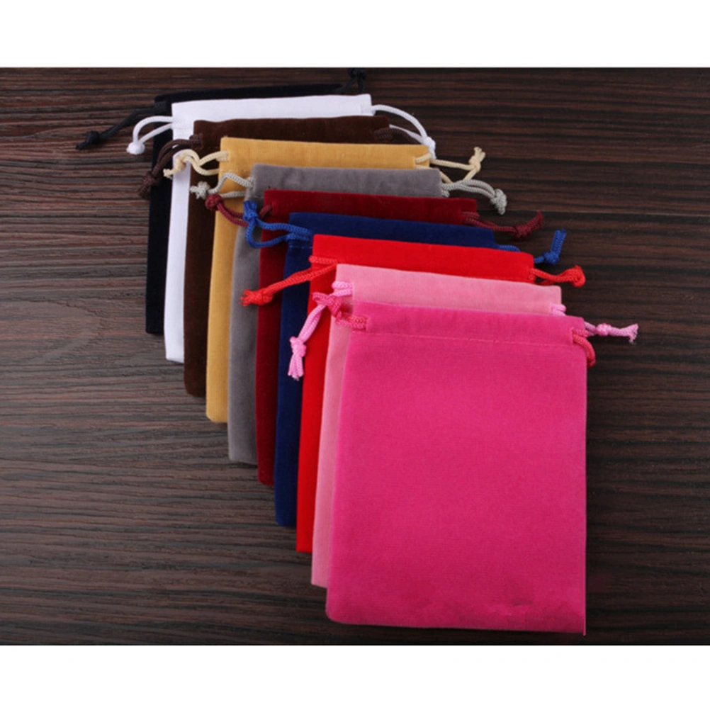 Mini Drawstring Jewelry Wedding Gift Bags Pouch Purse Folding Coin Case MP3 MP4 Pouch (Random Color)