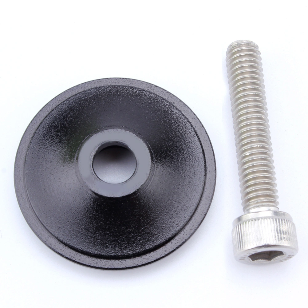 28.6mm General Aluminum Alloy Headset Screw for Mountain Highway Bicycle(Black)