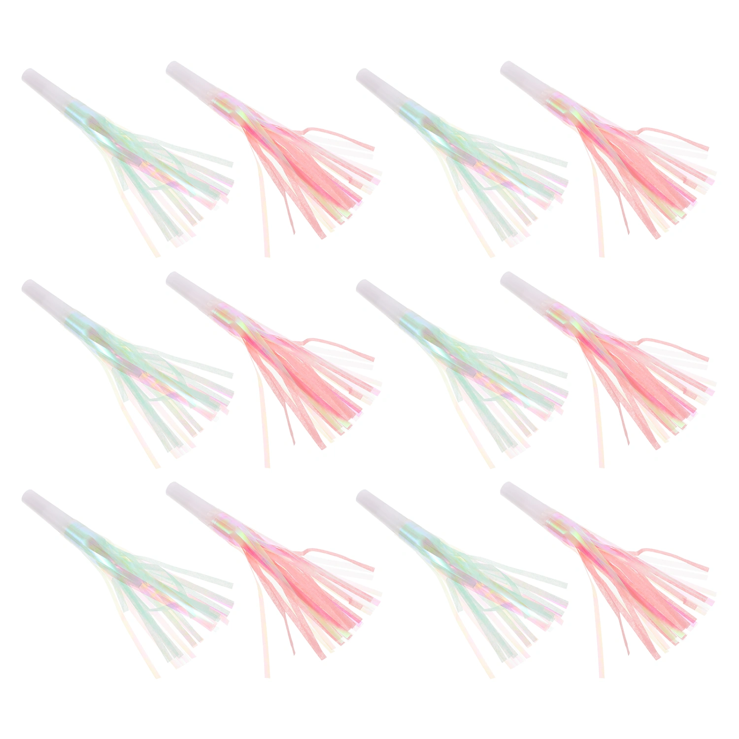 12Pcs Fringed Blowouts Party Blowers Fringed Noise Maker Party Supplies