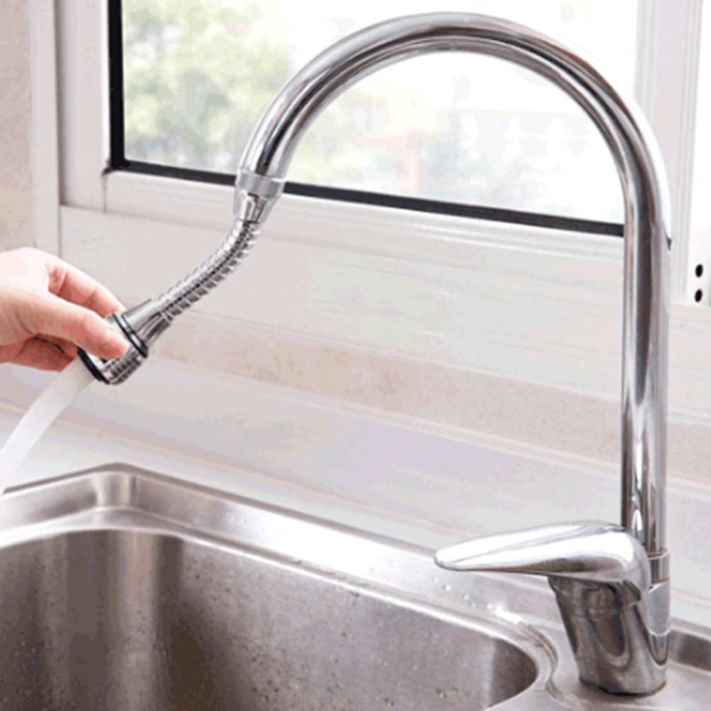 360° Swivel ABS Water Saving Tap Aerator Nozzle Filter Water Saving Tap Diffuser Kitchen Accessories(Long)