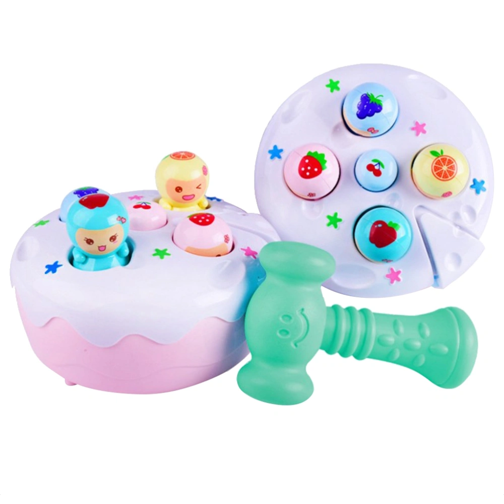 Children Kids Toys Games Electric Play Cake Fruit Hammer Hamster Music Toys Funny Toy Baby Educational Toys