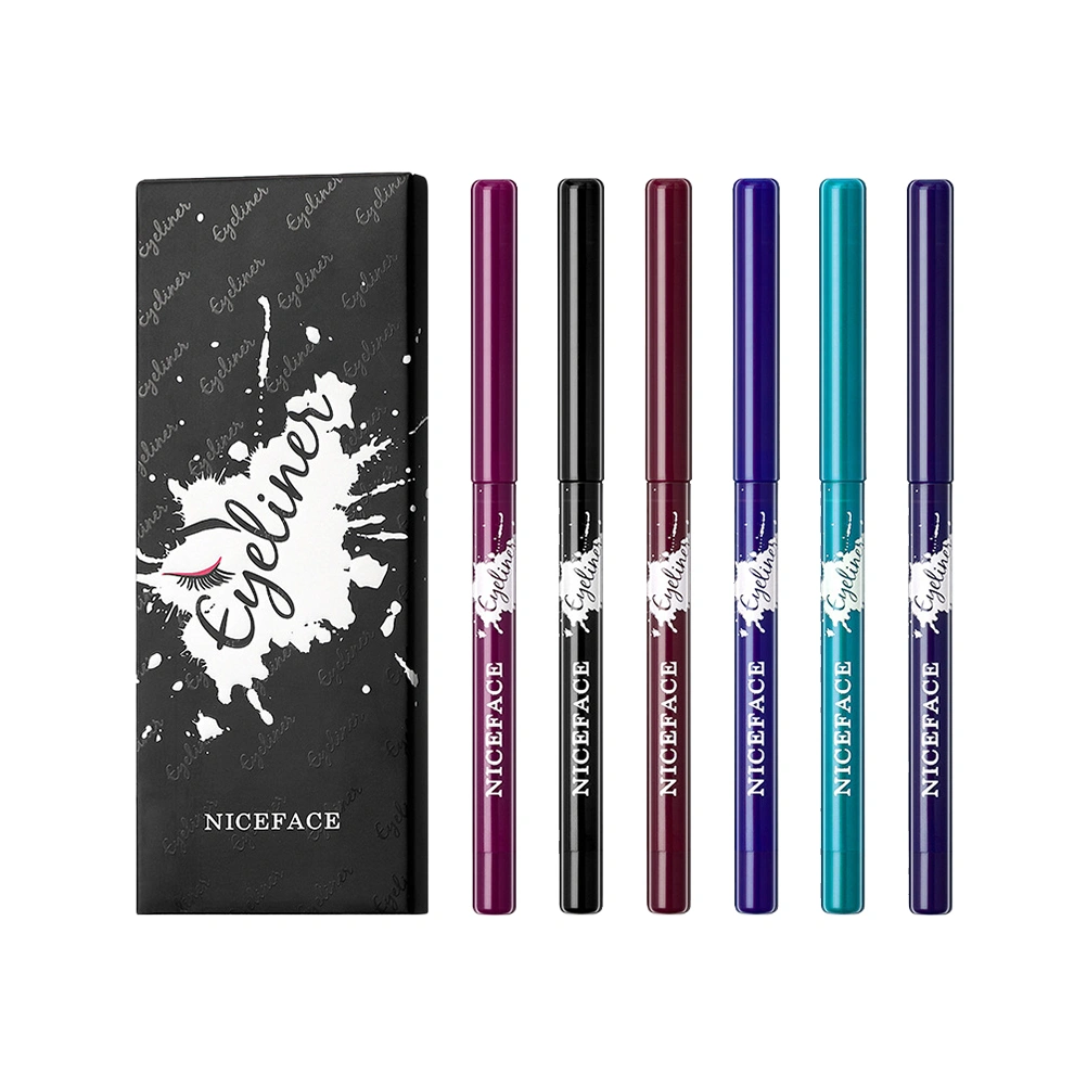 6 Colors Matte Eyeliner Set Colorful Eyeliner Pencil Waterproof Lip Pen