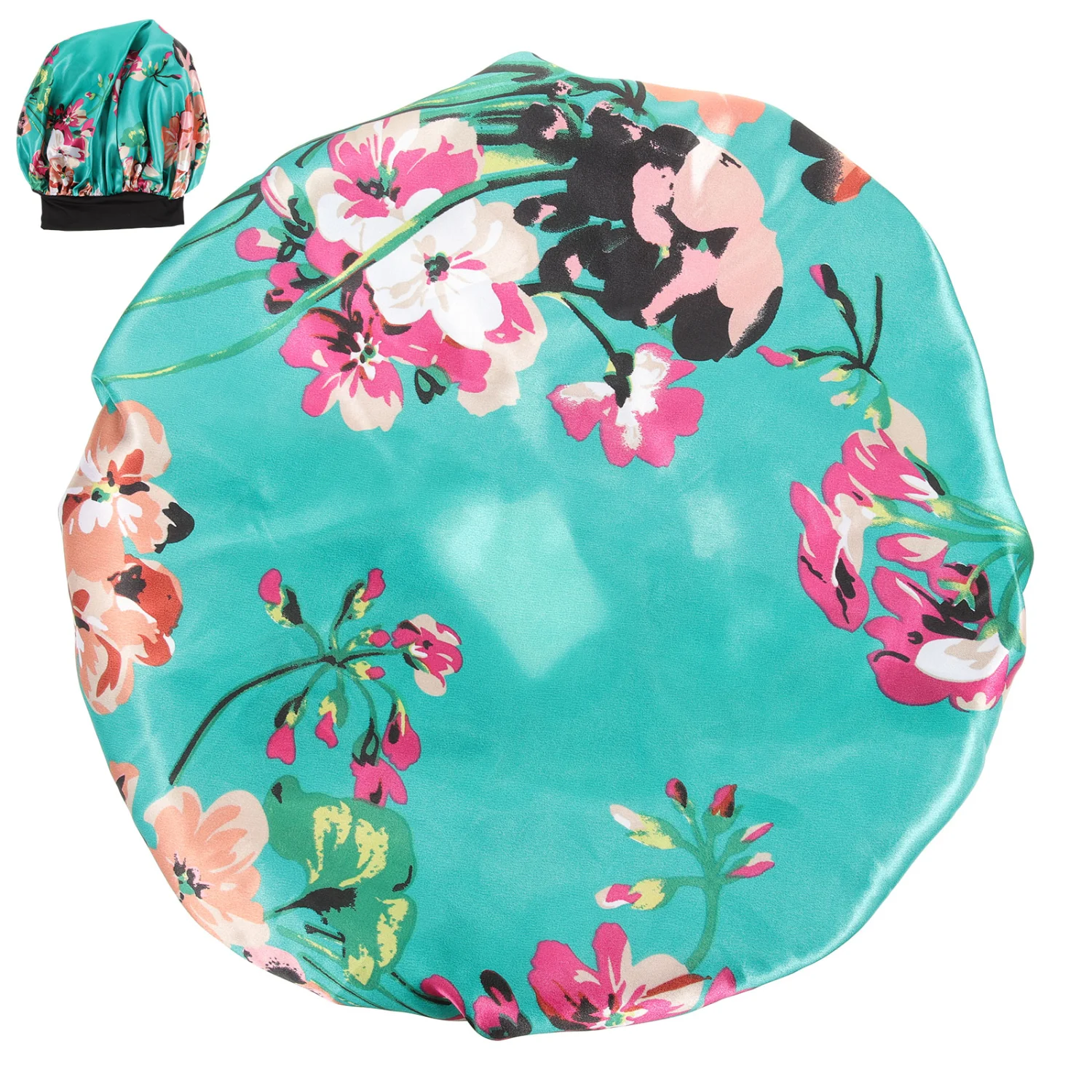 Satin Bonnet Sleeping Hat Elastic Bonnet Sleep Cap Women Sleeping Hat Elastic Sleep Cap