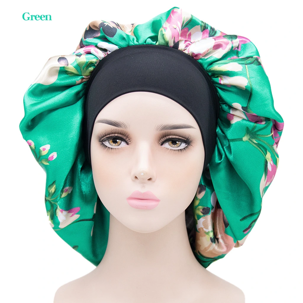 Satin Bonnet Sleeping Hat Elastic Bonnet Sleep Cap Women Sleeping Hat Elastic Sleep Cap