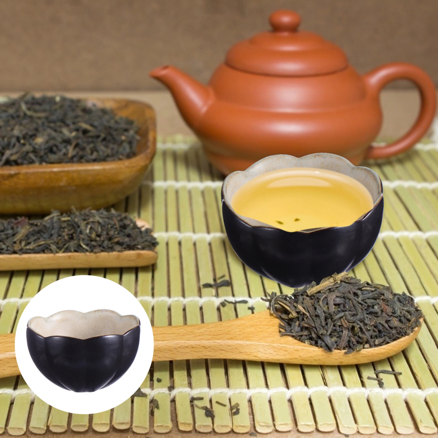 1pc Universal Ceramic Cup Water Cup Japanese-Style Drinking Cup for Restaurant