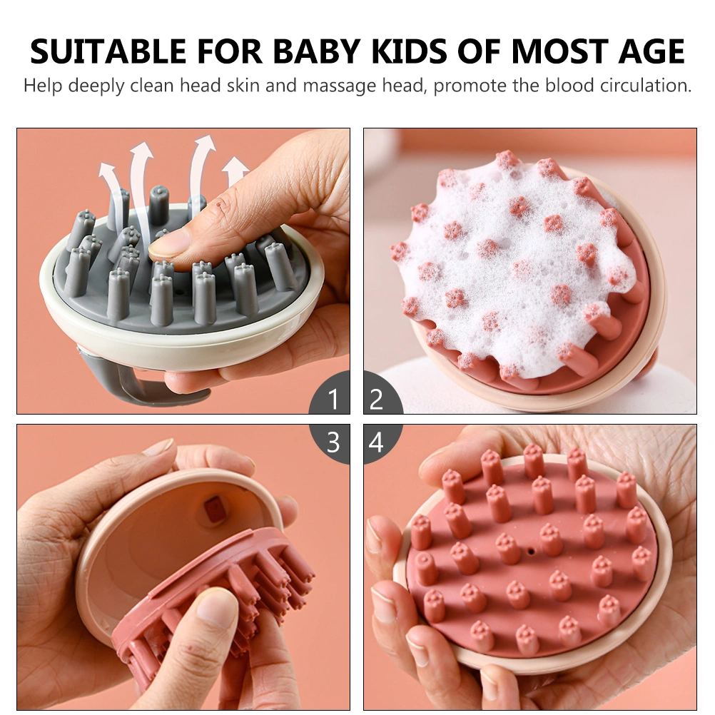 2PCS Premium Shampoo Brush Practical Shampoo Brush Adorable Shampoo Brush