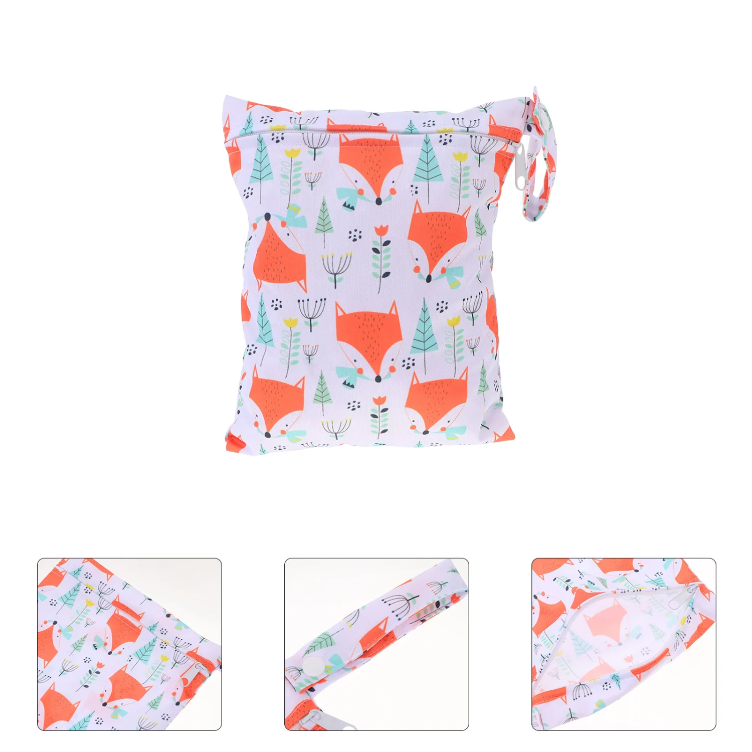 1pc Portable Diaper Storage Pouch Cloth Diaper Wet Dry Bag Waterproof Wet Bag
