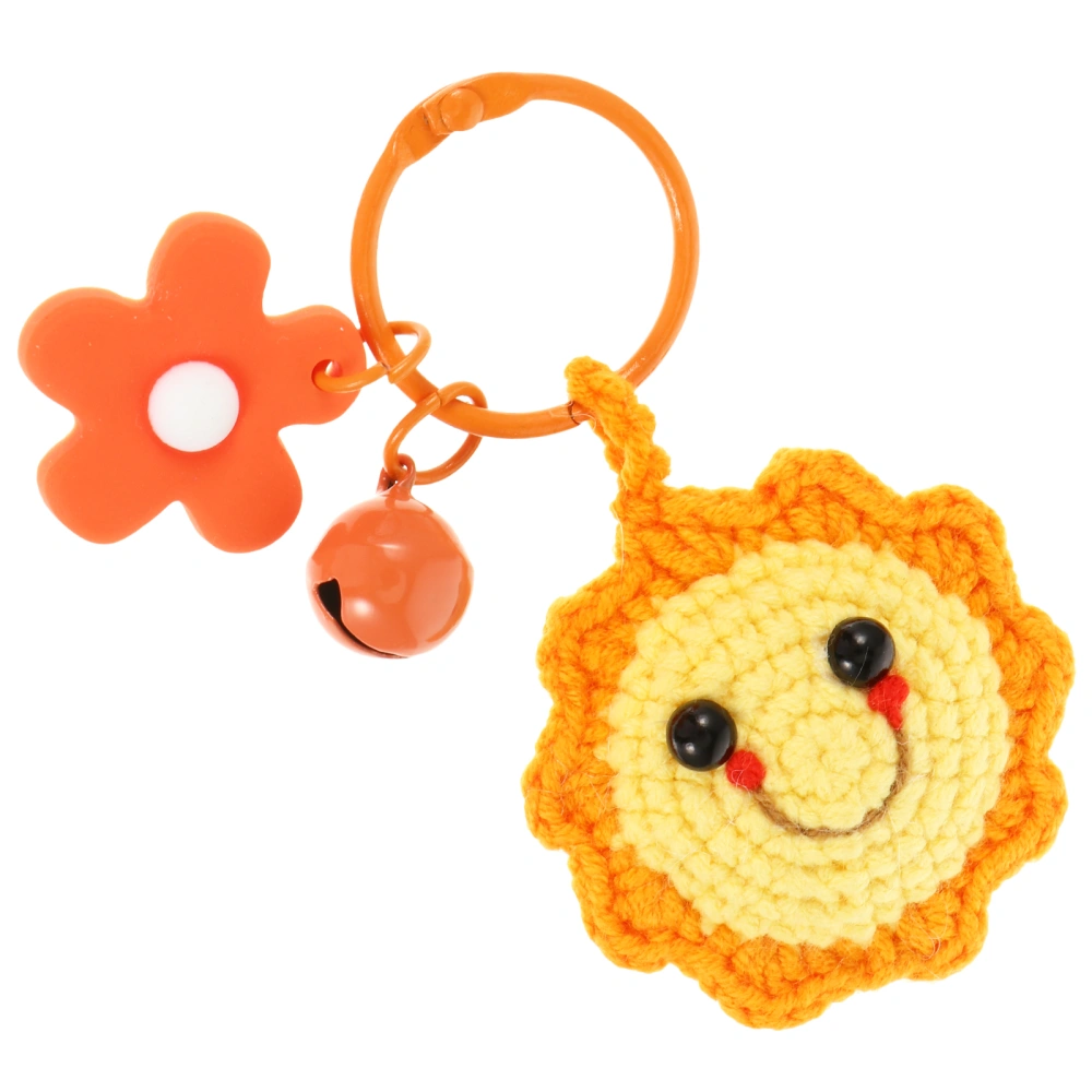 1 Pc Adorable Key Pendant Bag Pendant Multipurpose Decoration Pendant (Orange)