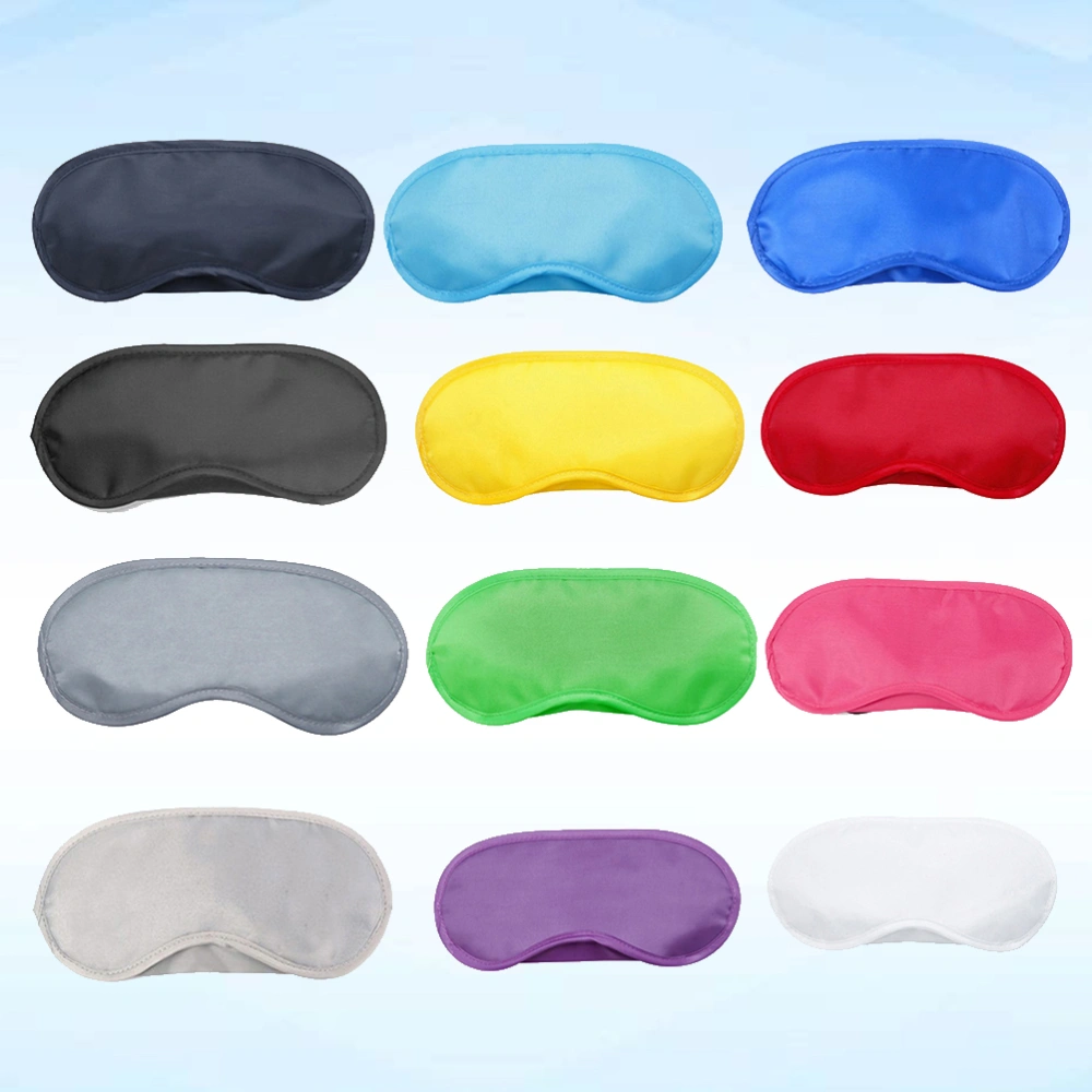 20pcs Multicolor Eye Mask Cover Lightweight Eyeshade Blindfold Sleep Mask Elastic Straps for Kids Women Men