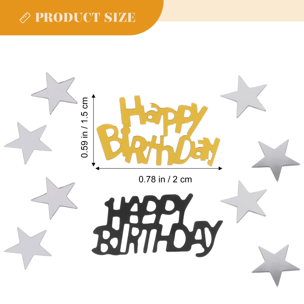 5 Bags Birthday Confetti Happy Birthday Confetti Table Scatter Birthday Party Supplies