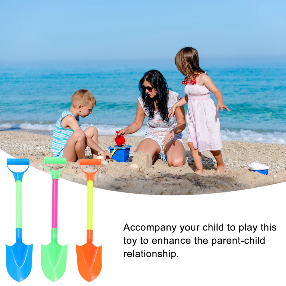 3pcs Portable Toy Shovels Kids Beach Toys Funny Children Snow Playthings