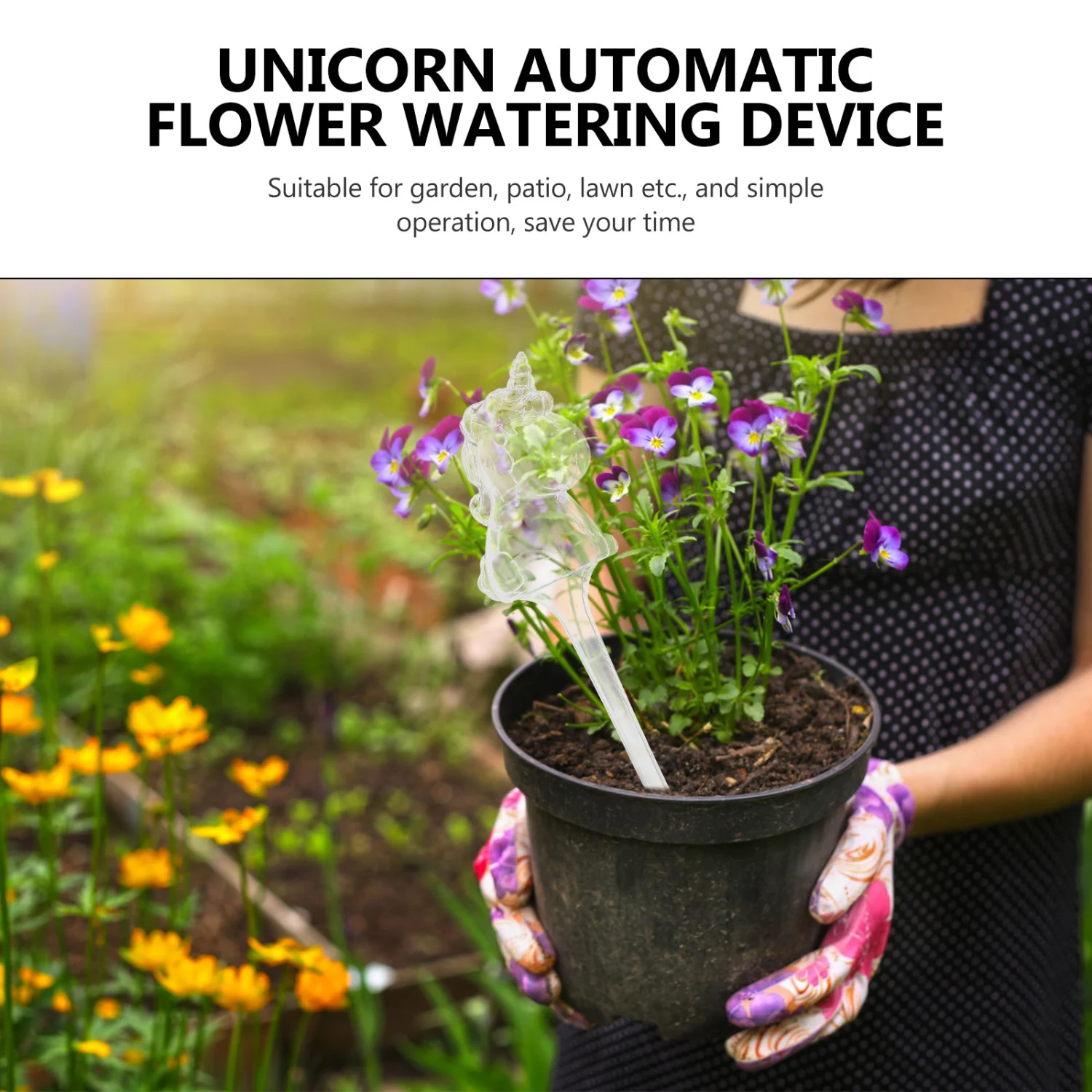 2pcs Unicorn Soaker Automatic Flower Watering Machines Automatic Trickle Irrigation
