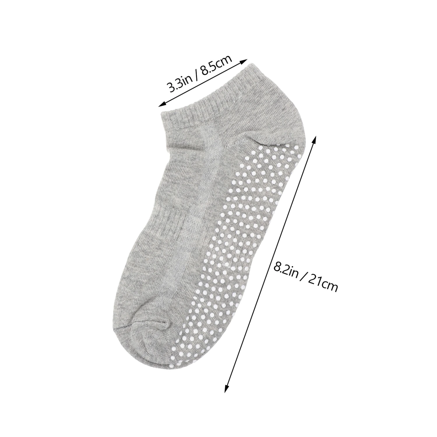 4 Pairs Practical Yoga Socks Non-slip Sports Socks Sweat Absorbing Socks