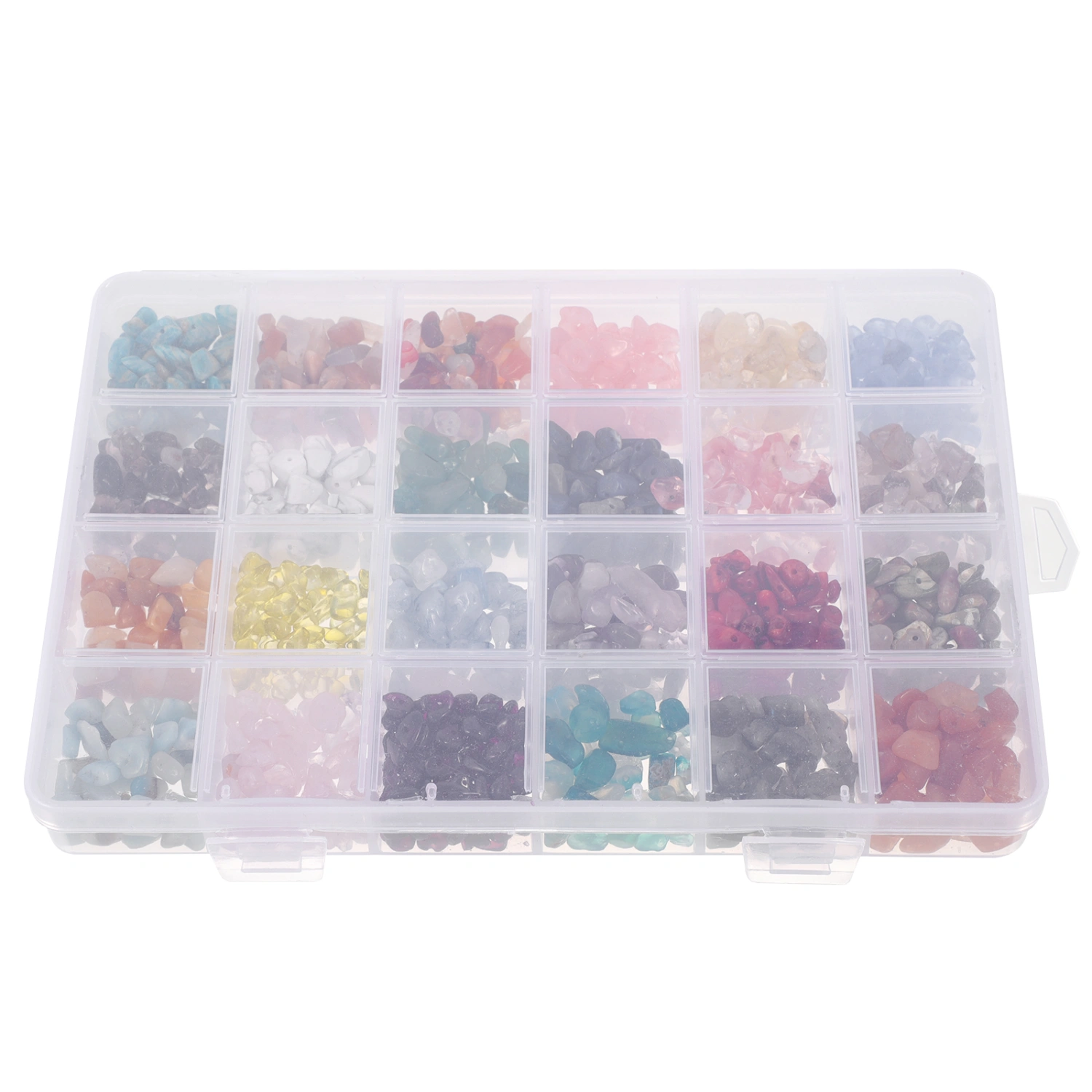1 Box Irregular Chips Stone Beads Natural Stone Craft Beads for DIY Jewelry