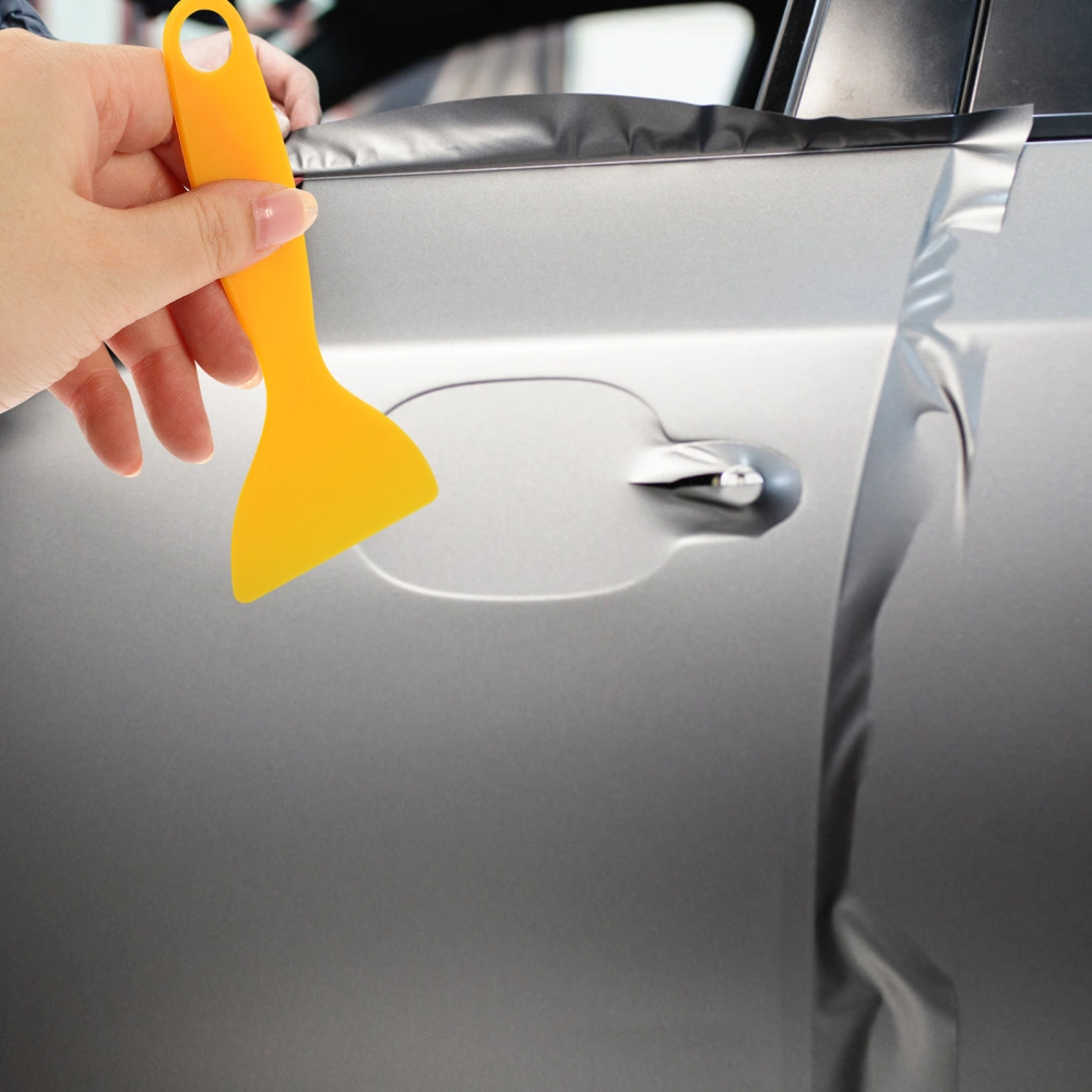 25pcs Car Film Changing Tool Gap Scraper Coating Film Closing Tool Car Gadget Film Replacement Device for Car Home Shop (Yellow)