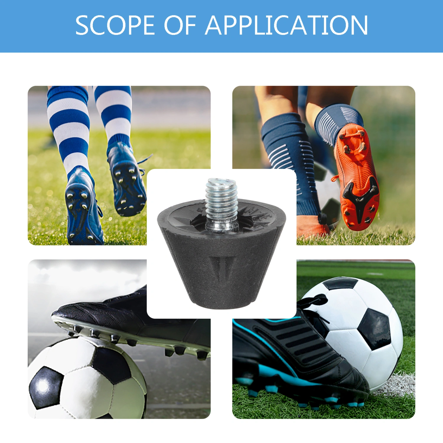 25pcs Track and Field Shoes Nails Anti-slip Shoes Nails for Sports Football Shoes Cleats