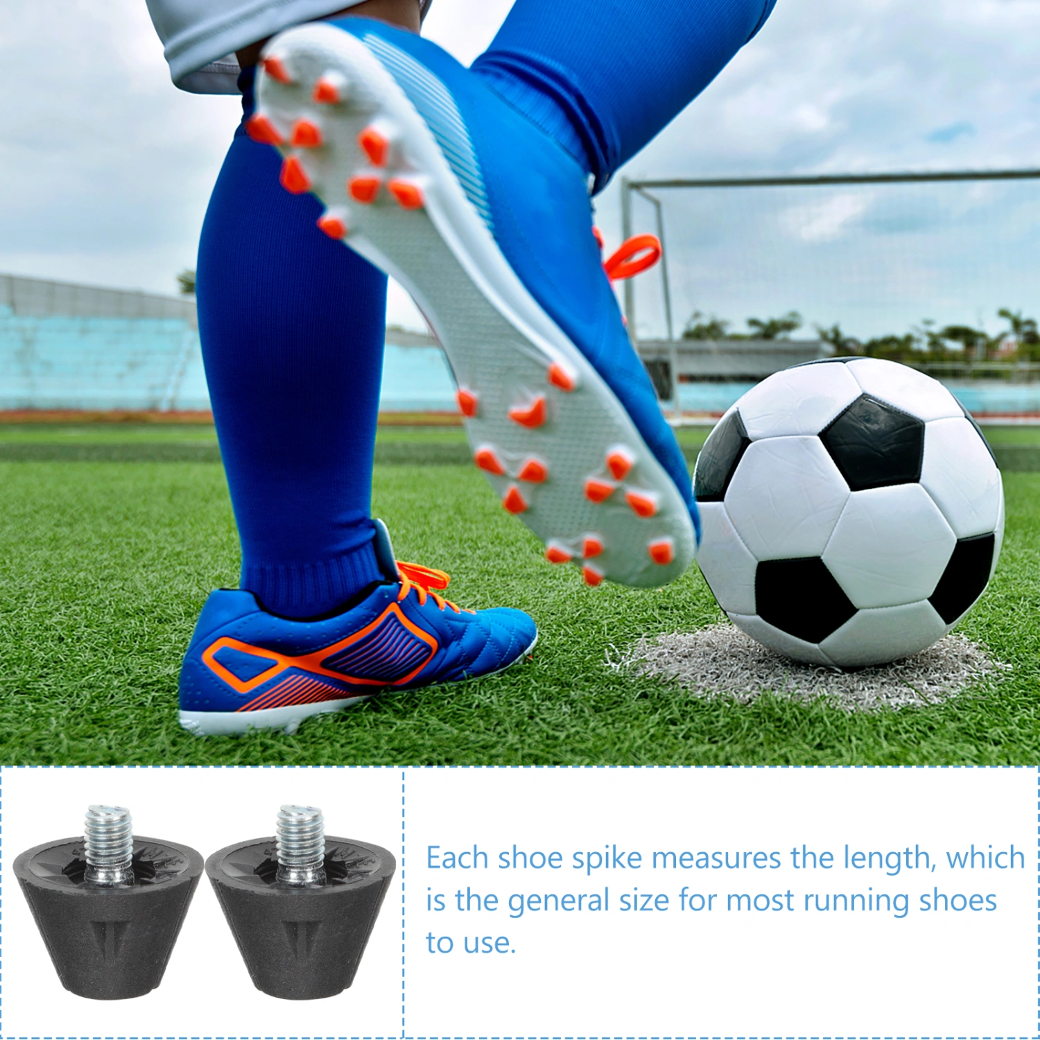 25pcs Track and Field Shoes Nails Anti-slip Shoes Nails for Sports Football Shoes Cleats
