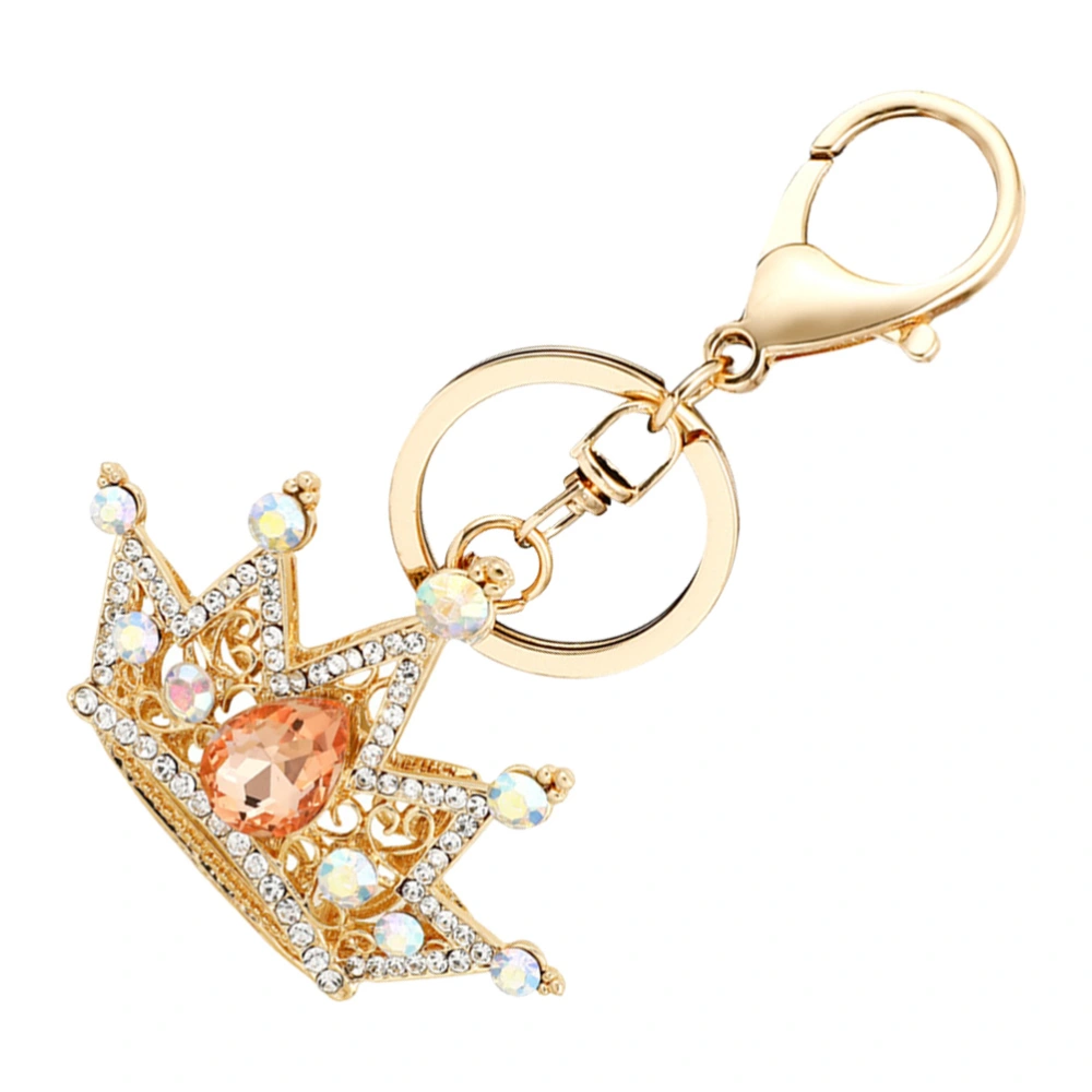 Sparkling Keychain Crown Key Charm Fashion Keychain Chic Key Pendant Decoration