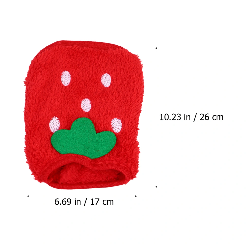 2Pcs Pet Dog Winter Clothes Rabbit Puppy Apparel Pet Breathable Warm Clothes