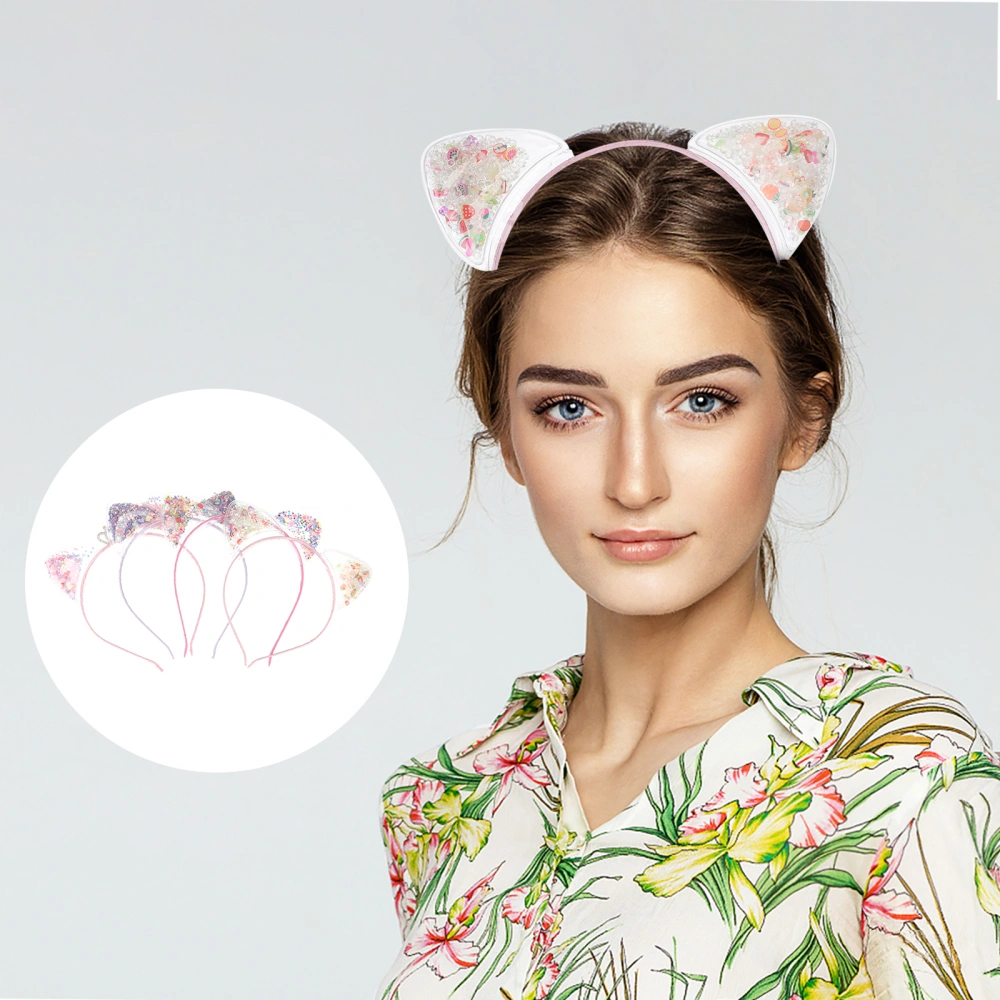 4 Pcs Decorative Hair Hoops Hair Band Wonderful Headdress for Girls Outdoor