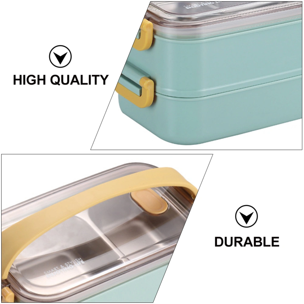 1pc Outdoor Lunch Box Portable Food Storage Container Insulated Lunch Box