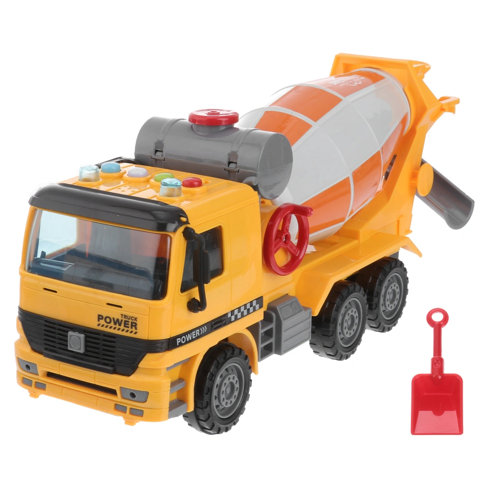 1PC Pull Back Car Toy Stirring Inertia Cement Truck Toy Model Concrete Mixer Car Toy