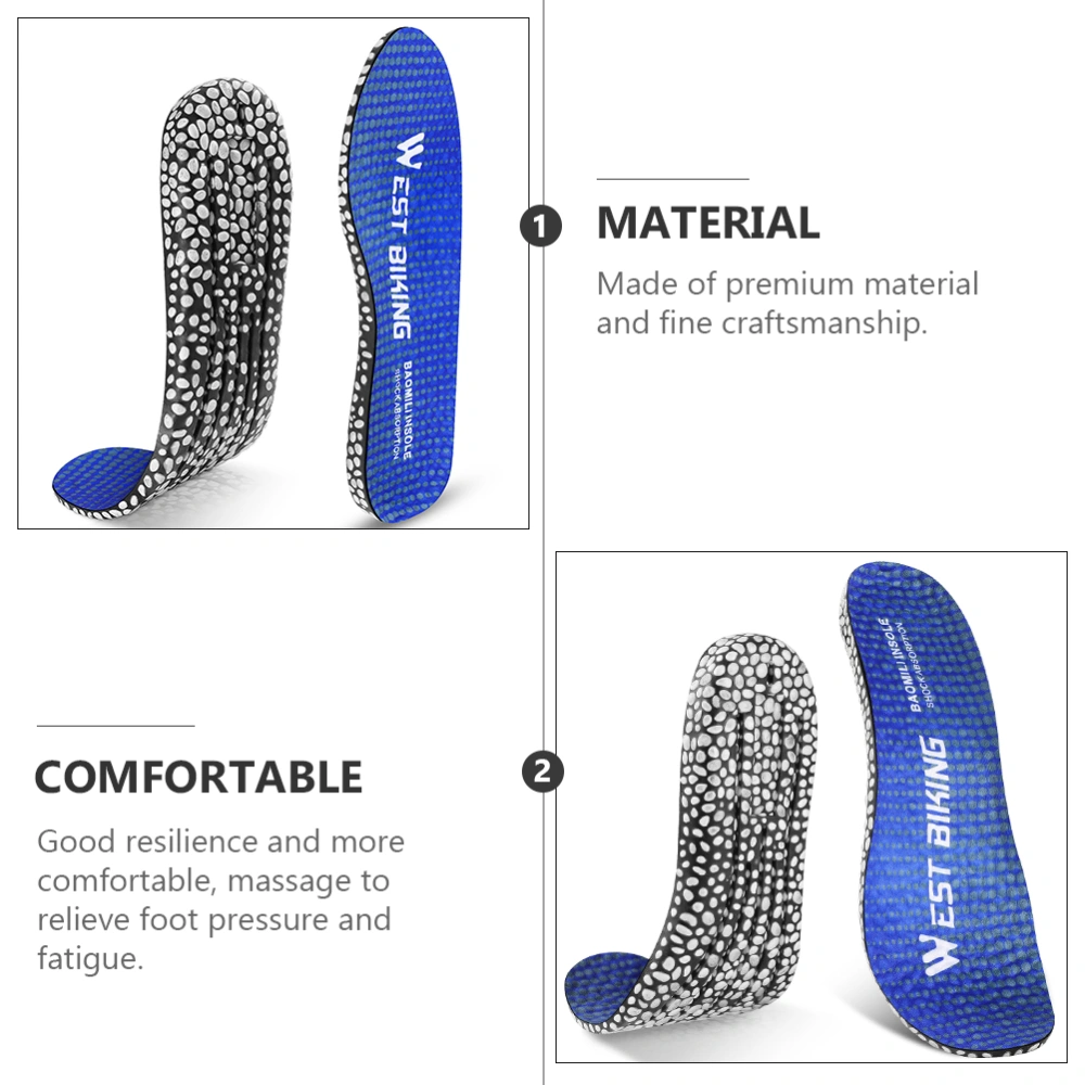 1 pair of Breathable Insole Sweat Absorption Shoes Pads  Foot Care Cushion