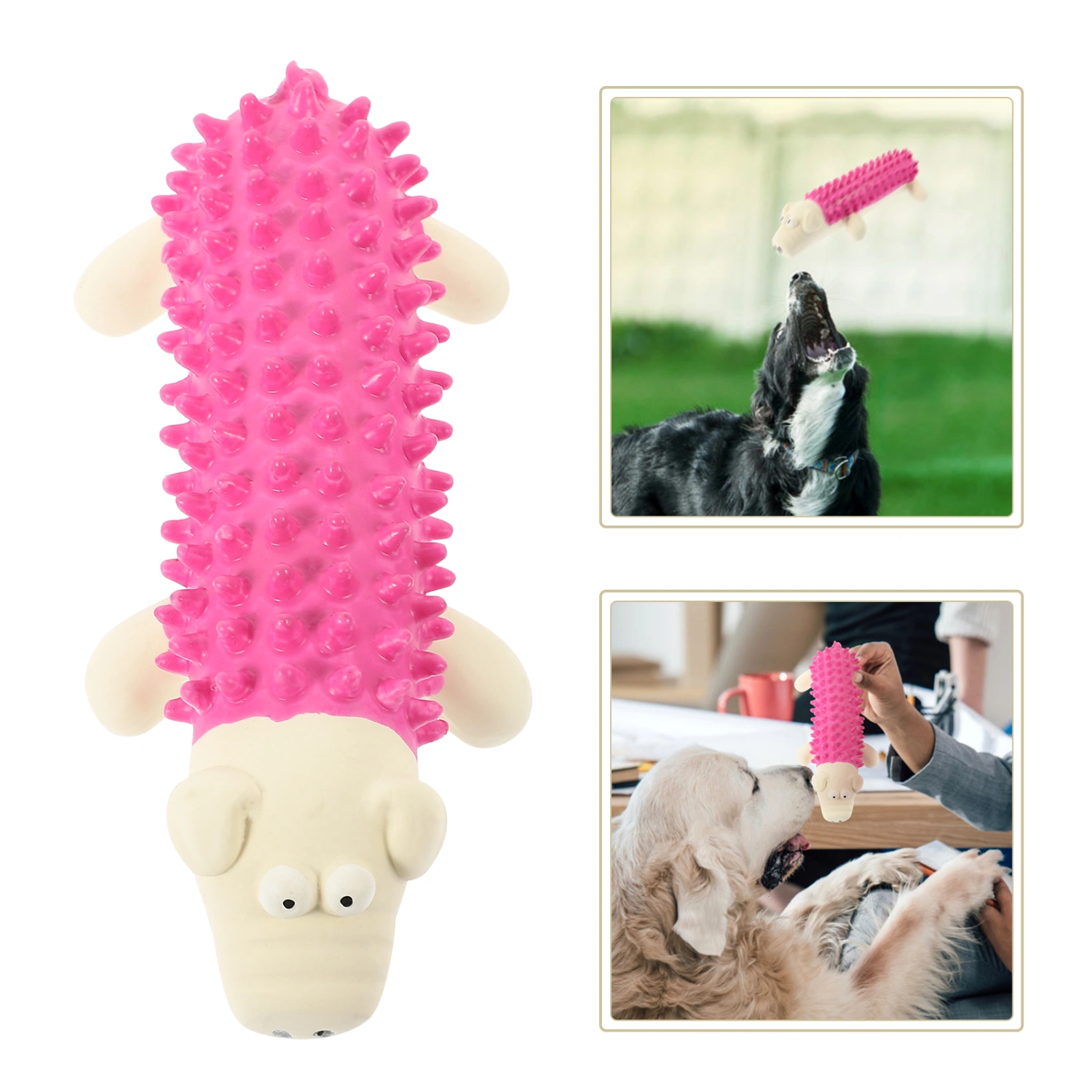 Squeaky Dog Toy Dog Chew Toy Interactive Puppy Toy Animals Shaped Dog Toy Pet Dog Supply