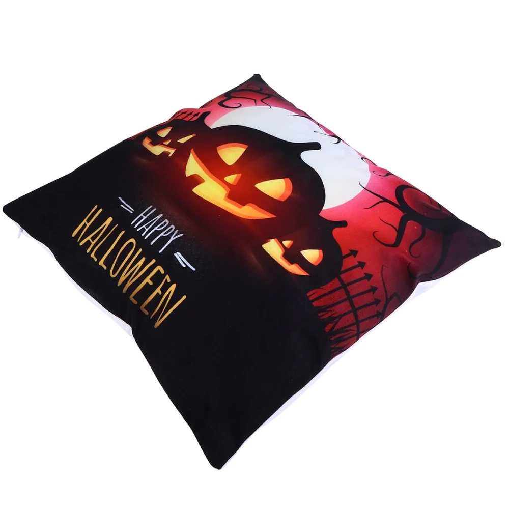 1Pcs Halloween Pillowcase Festival Pillow Cover Cushion Cover for Indoor Decor