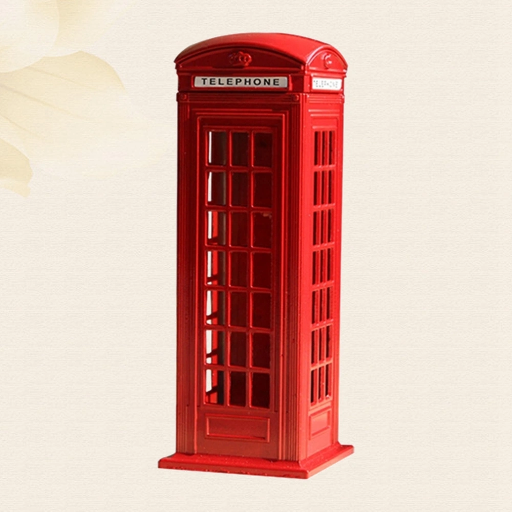 Piggy Bank British Pillar Box Vintage Piggy Bank With High Capacity Coin Money Safe Box Kids Gifts (Telephone Booth)