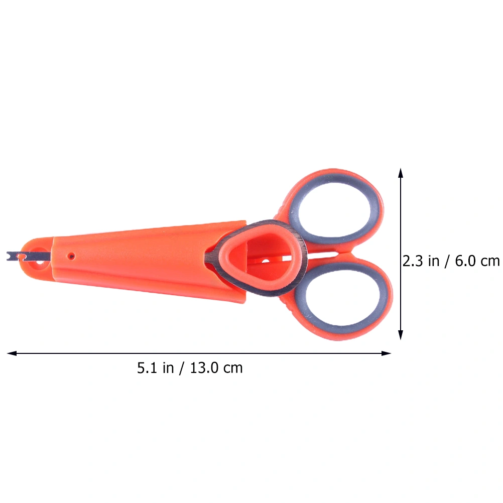 1 Set Stainless Steel Fishing Scissors Fishing Line Scissors (Random Color)