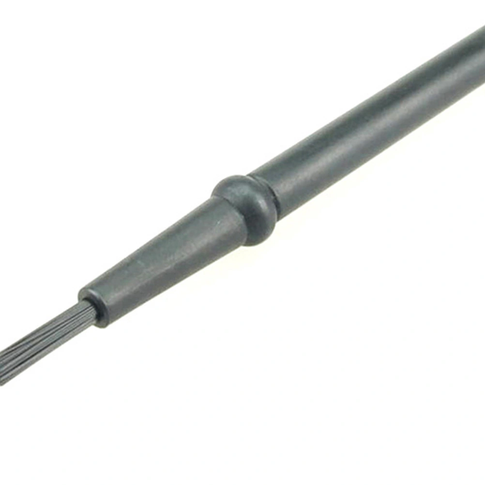 8pcs Round Handle Anti Static Antistatic ESD Brush Repair Reballing Rework Tool Black (Mixed Typed)