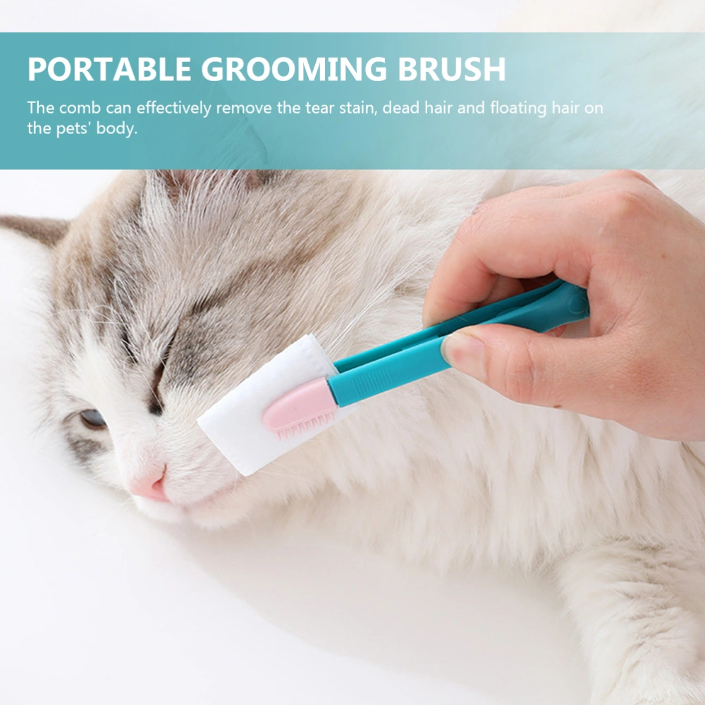 Household Cat Eye Brush Convenient Grooming Comb Portable Grooming Brush Grooming Accessory