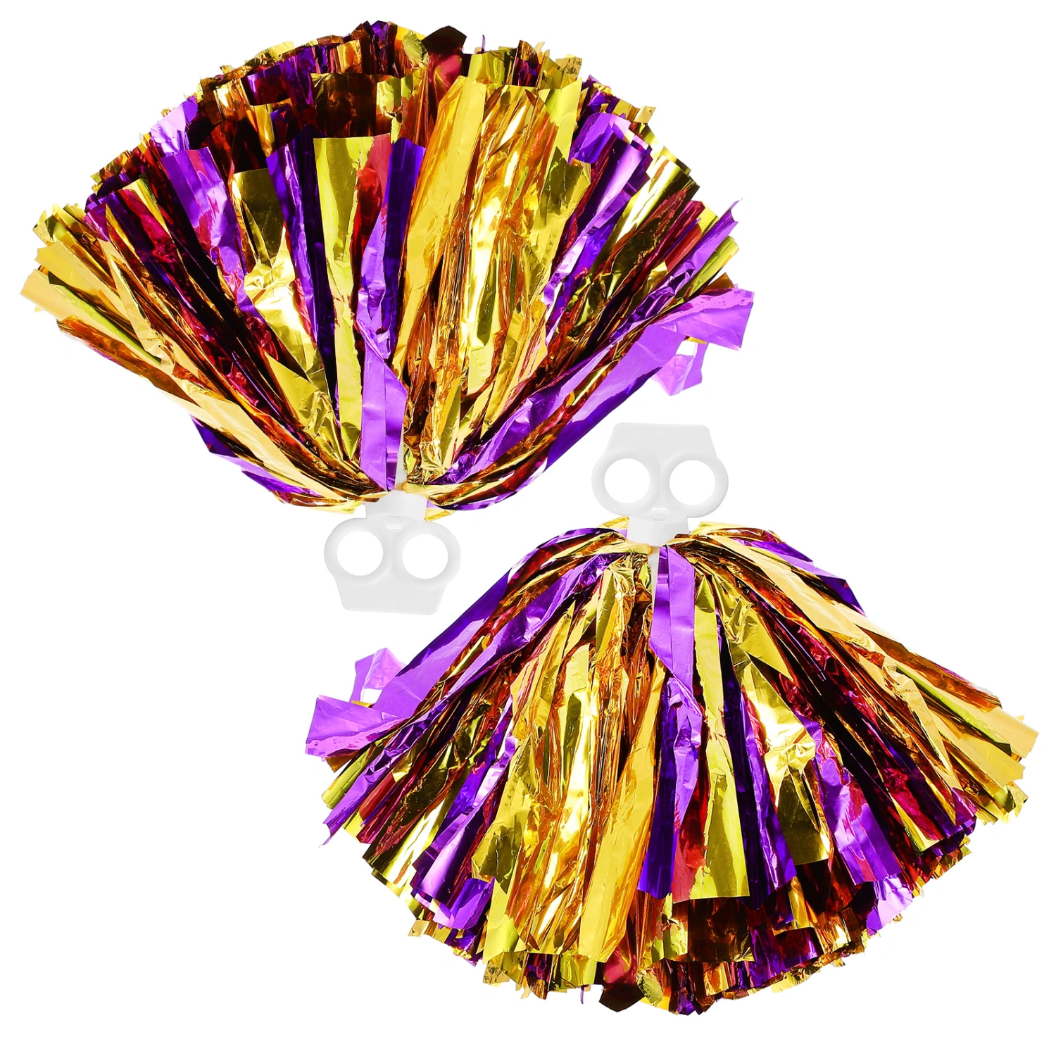 2pcs Cheerleader Pompoms Flower Balls Dance Party Fancy Dress Sports Pompoms