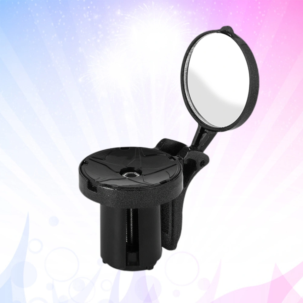 Delicate Useful Adjustable Rearview Mirror for Riding Black