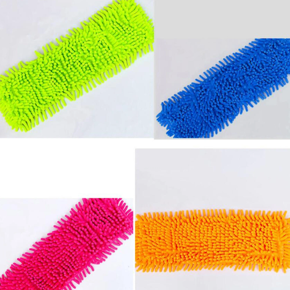 2pcs Mop Head Replacement Cloth Water Absorption Mop Head Cleaning Accessories Mop Cloth for Home (Red)