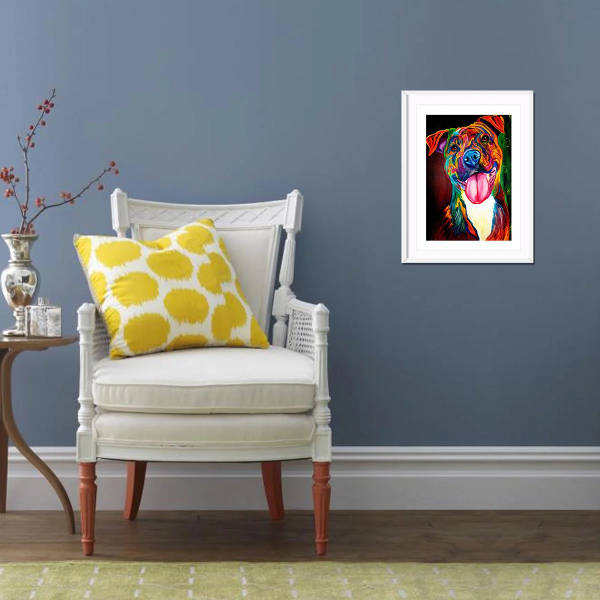 Wall Art Painting Dog Prints On Canvas the Picture for Home Modern Decoration Decor 20x30CM