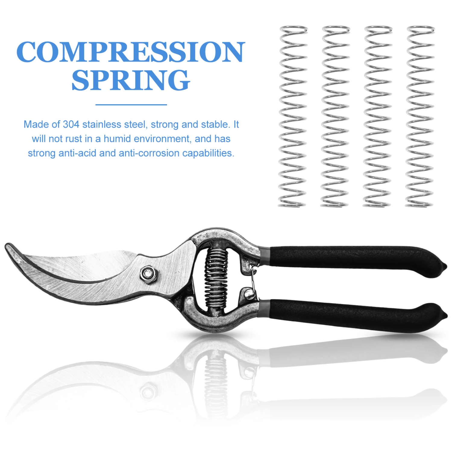 10pcs Compression Spring Stainless Steel Closed Compression Spring Supply