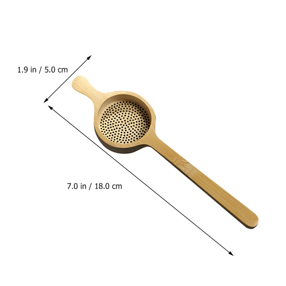 Bamboo Natural Tea Filter Practical Tea Strainer Tea Ceremony Accessory