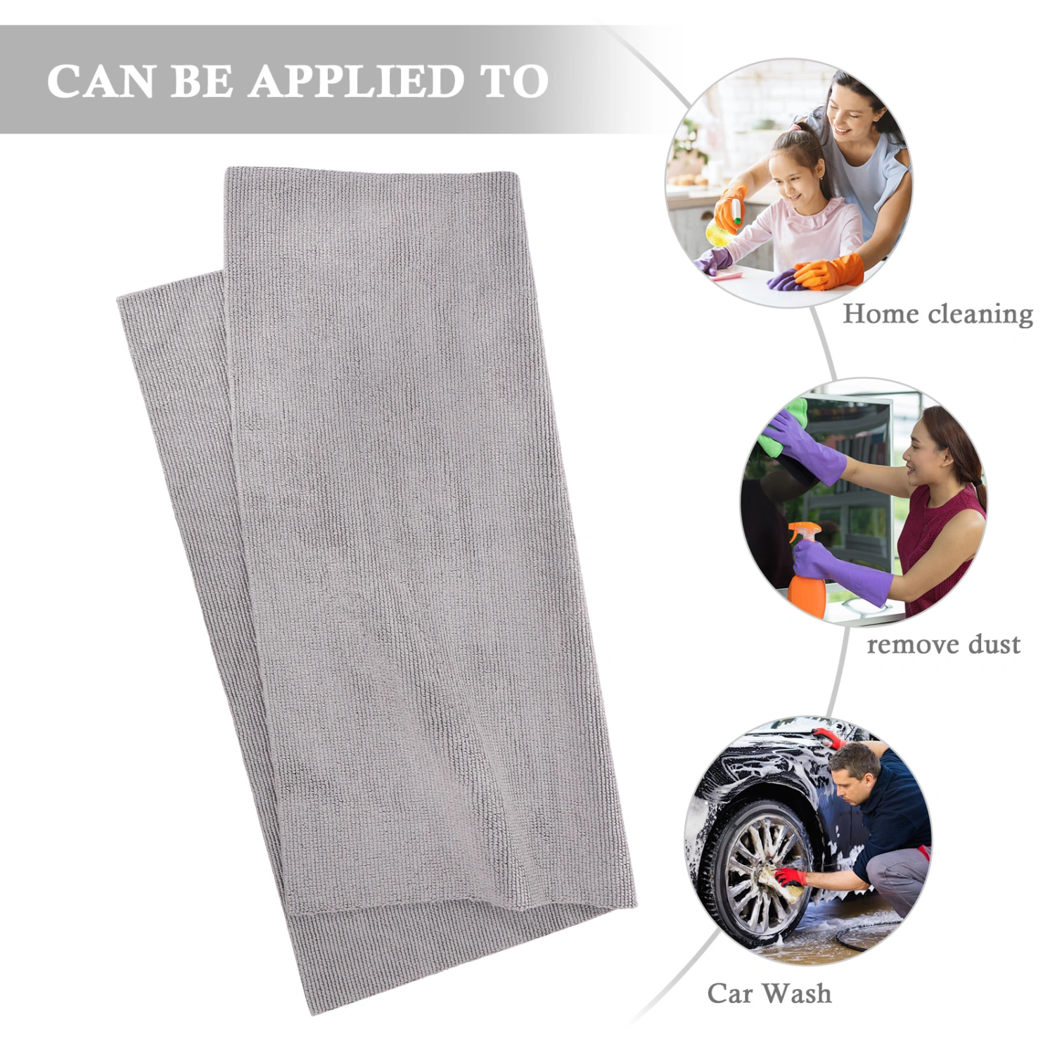 2pcs Car Drying Towels Microfiber Car Cleaning Towels Car Screen Cleaning Towels