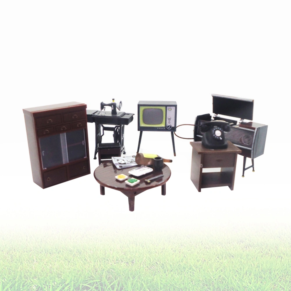 6pcs Mini House Furniture Model Mini House Accessories Mini Furniture Model