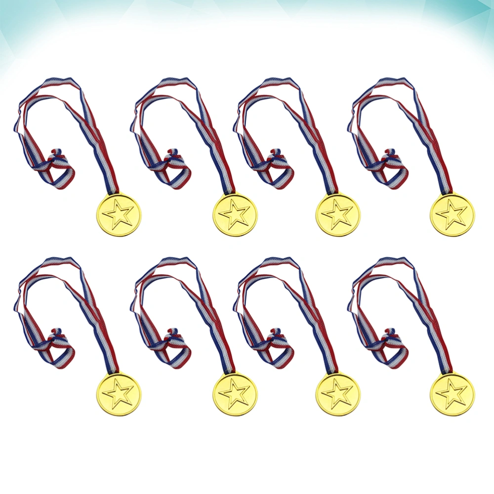 72pcs Children Gold Medal Toys Winner Award Medals Sports Competitions Matches Supplies Party Favors for Kids Toddlers