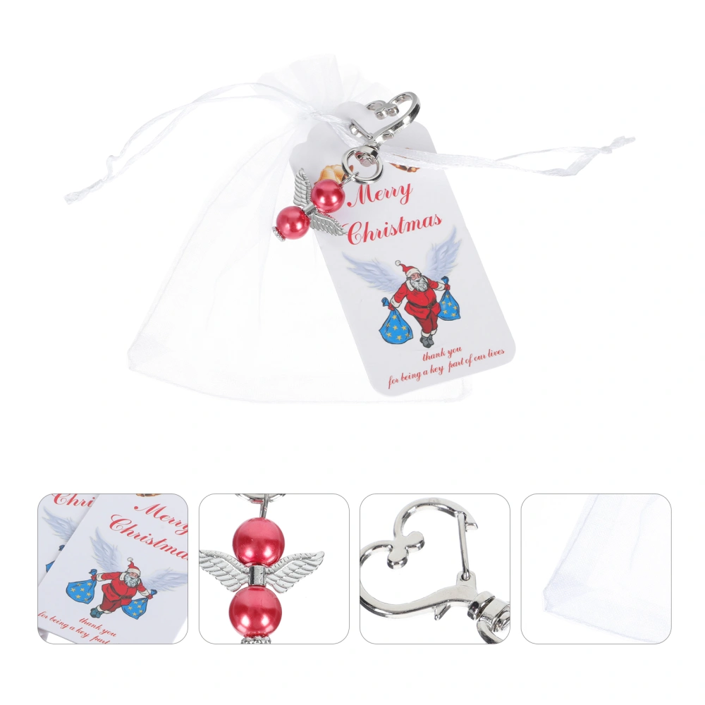 1Set Xmas Festival Key Decorations Trendy Christmas Feature Key Bag Ornaments