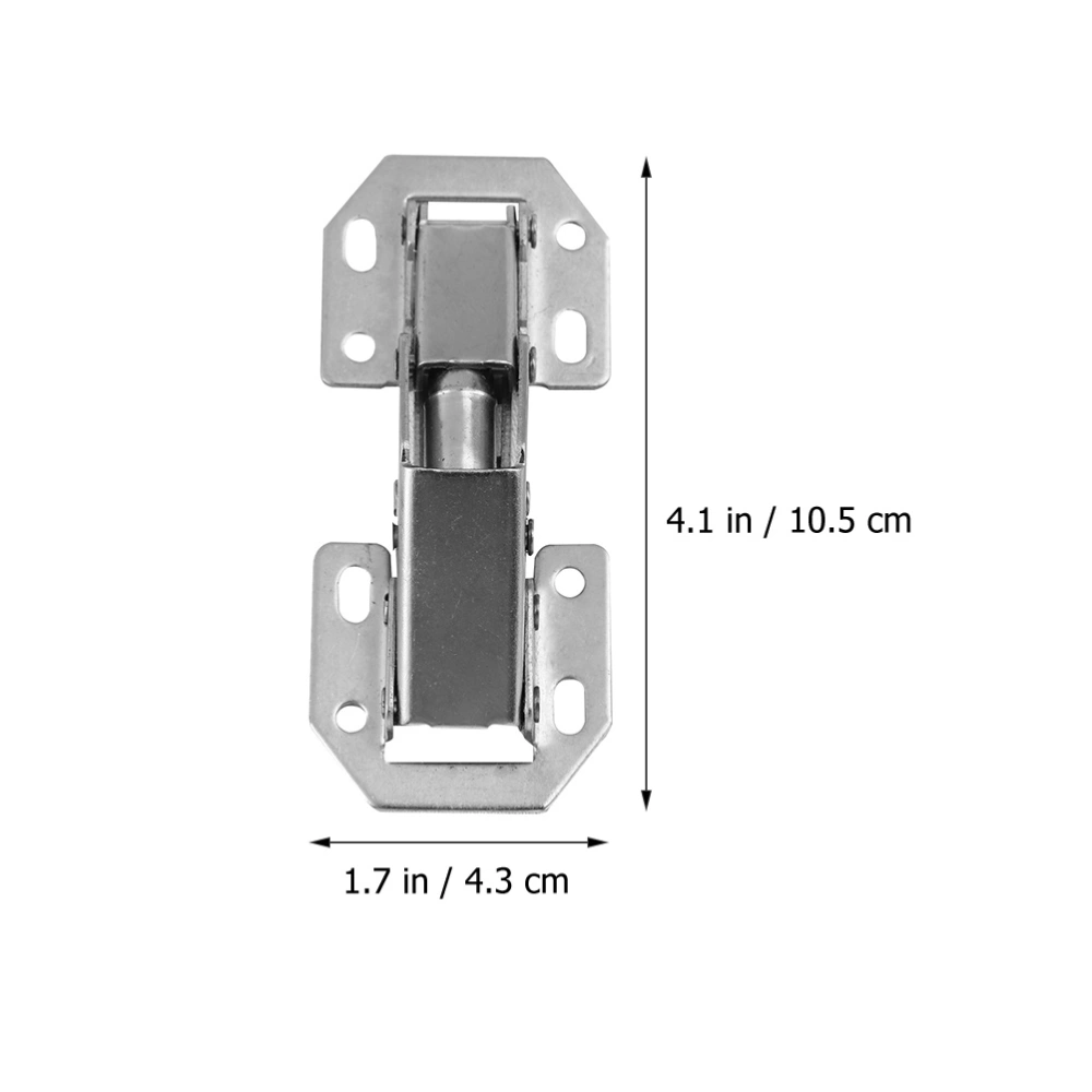 6pcs Steel Cabinet Hinges Door Close Hinges Cupboard Wardrobe Hinges Furniture Fittings