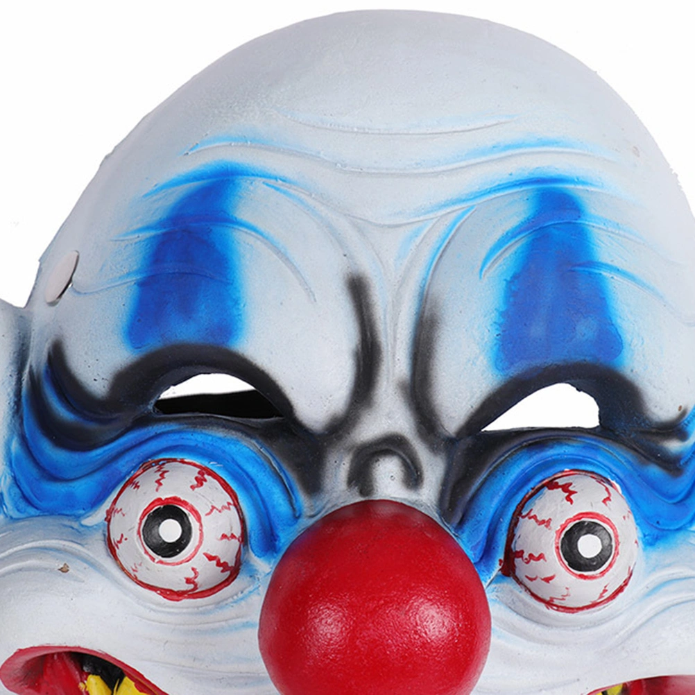 3D Clown Mask Costume Prop Funny Clown Face Mask for Masquerade Stage Performance Cosplay Carnival