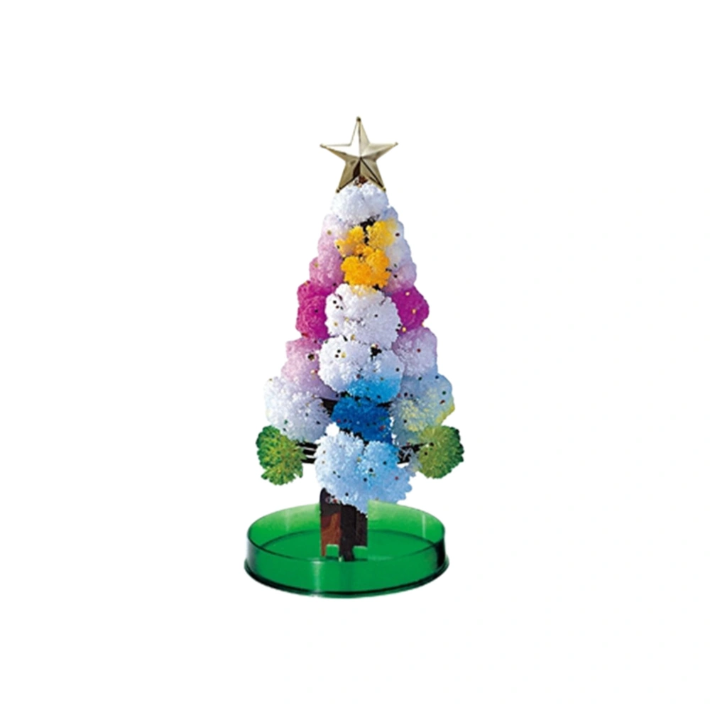 1Pc Paper Christmas Tree Growing Toy Creative Desktop Decompression Toy Birthday Gift