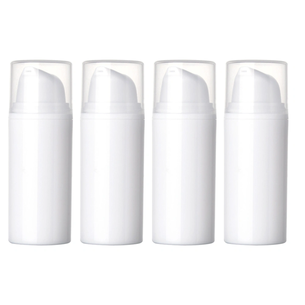 4pcs Multipurpose Pressing Sub Bottles Lotion Bottles Portable Cream Bottles